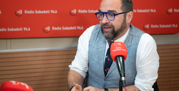 Juli Fernàndez en una entrevista a Ràdio Sabadell | Roger Benet