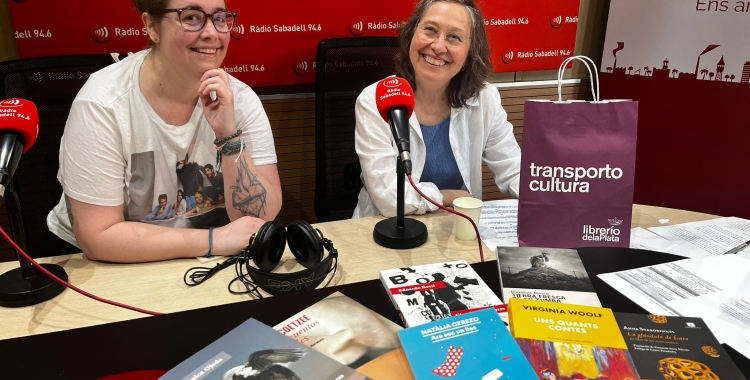Cecília Picun i Natàlia Cerezo avui a Ràdio Sabadell | Mireia Sans