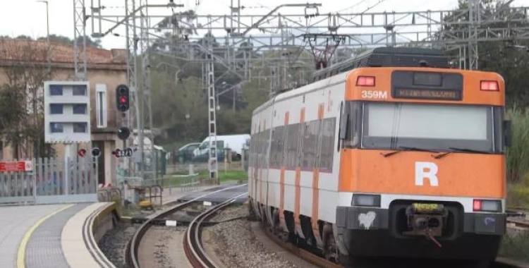 Un comboi de Rodalies circulant per la R4 | Cedida