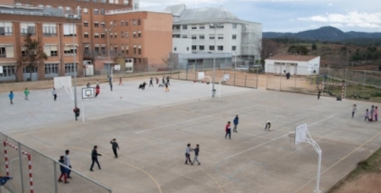 Pati d'una escola de Sabadell
