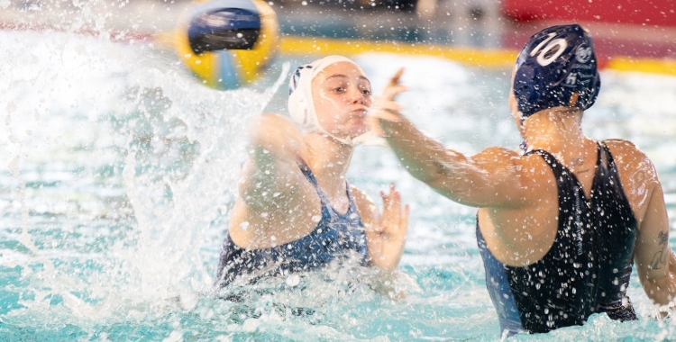 Elena Ruiz i Bea Ortiz, en el darrer Sant Andreu-Sabadell de Copa | Roger Benet