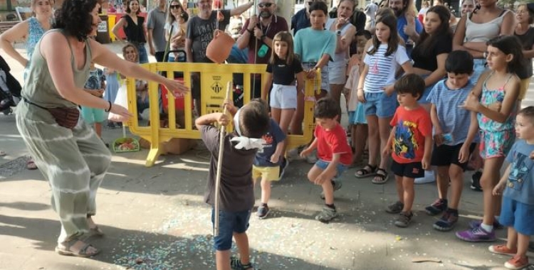 Una de les activitats infantils de la Festa Major d'anys anteriors | Cedida