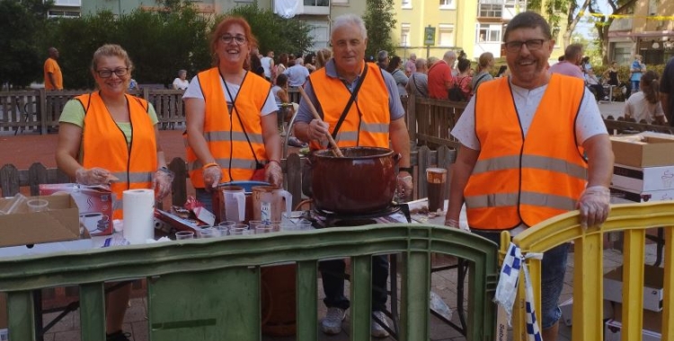 El repartiment de xocolata a la Festa Major de l'any passat | Cedida