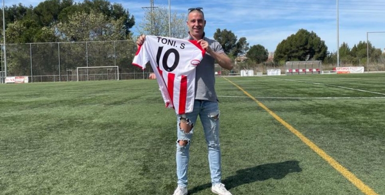 Toni Sánchez, el dia que es va acomiadar a Torre-romeu com a jugador | Arxiu