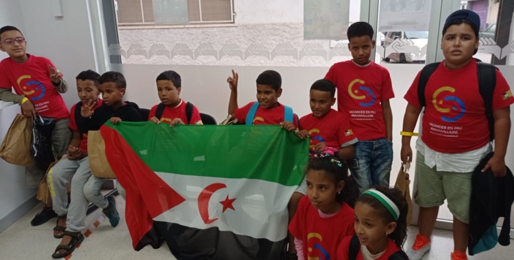 Els nens sahrauís que han vingut a Sabadell | cedida