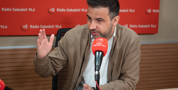 Pol Gibert, secretari general d'Empresa, a Ràdio Sabadell | Roger Benet