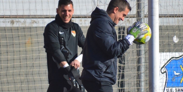 Ortega i Álvarez, en l'etapa al Terrassa | Terrassa FC