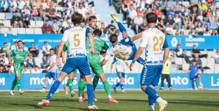 Imatge de l'últim Sabadell-Cornellà disputat fa quatre mesos | Roger Benet