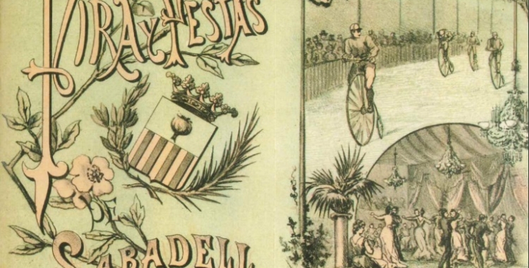 Primer programa de la Festa Major de Sabadell, el 1890