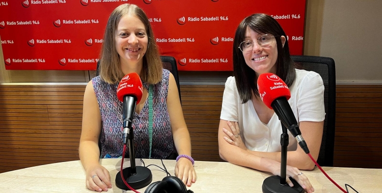 Laura Buch i Natàlia Sirvent, a Ràdio Sabadell | Mireia Sans