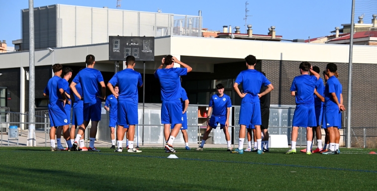 Entrenament del Juvenil 'A' arlequinat a Olímpia | FutbaseCES