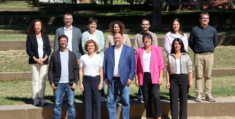 Oriol Junqueras i Elisenda Alamany presenten la proposta d'equip per a la futura permanent d'ERC | Eli Don (ACN) 