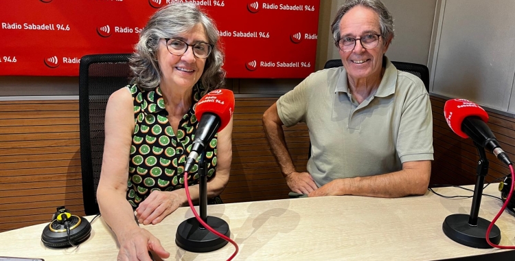 Àngels Folch i Pere Garcia a Ràdio Sabadell | Mireia Sans