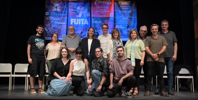 Part de l'equip directiu dels diferents muntatges del Teatre Sant VIcenç