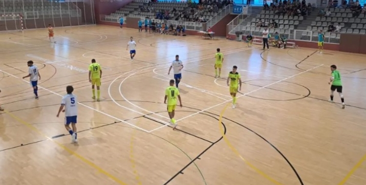 Imatge del CNS FS-Lleida al Pavelló Nord | @cnsfutbolsala