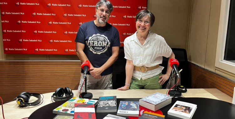 Cecília Picun i Eduard Gonzalves a Ràdio Sabadell