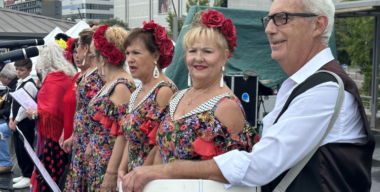 Participants de la festa organitzada per la FECUS