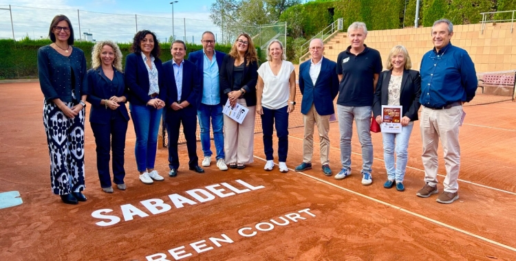 Presentació de l'Open Greencourt al Club Tennis Sabadell