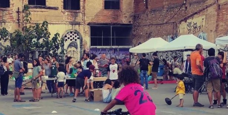 Una edició anterior del Parking Day | Cedida