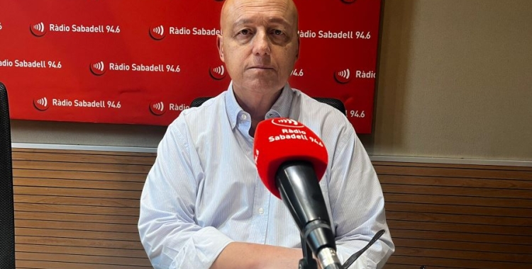 Pere Urpí, en una entrevista a Ràdio Sabadell | Mireia Sans