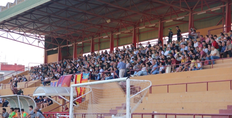 L'Estadi Venècia en l'últim partit a casa de l'Alzira