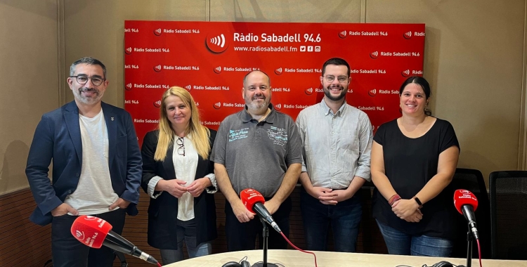Els portaveus dels grups municipals a Ràdio Sabadell