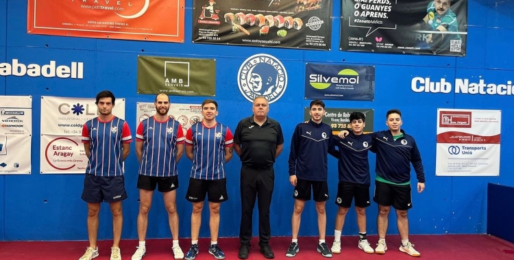 Presentació del partit entre el Club Natació Sabadell i el Centre Natació Mataró