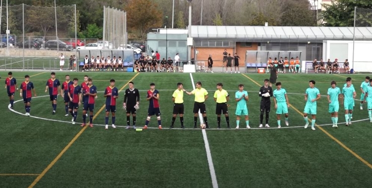 Presentació del partit entre el Mercantil i el Barça de la temporada passada (23-24) al Joan Murtró 