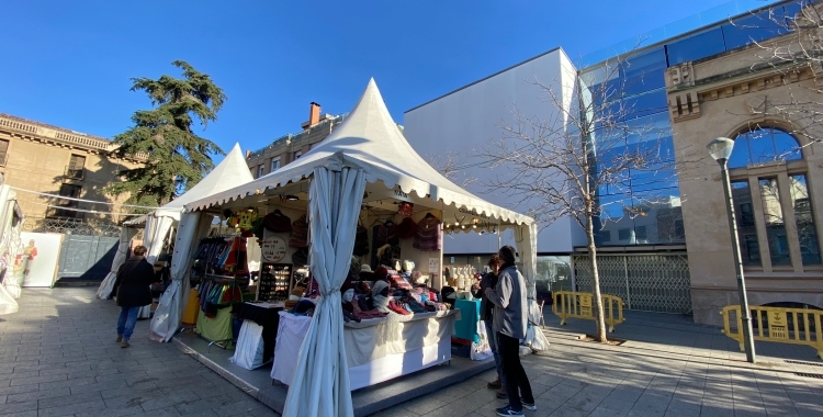 Una carpa de la FANSA a la plaça del Gas | Arxiu