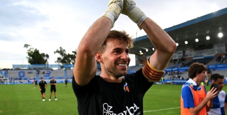 Gianni celebrant la victòria d'ahir | Críspulo Díaz