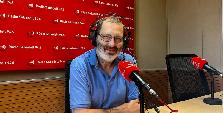Hilari Teixidó en una entrevista a Ràdio Sabadell | Mireia Sans