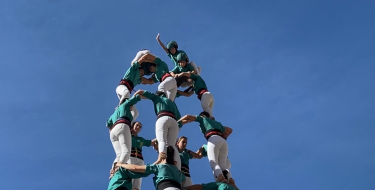 Els Castellers de Sabadell durant el 7d8 | Helena Molist