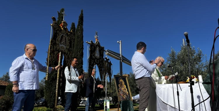 Les Hermandades durant la missa d’aquest diumenge