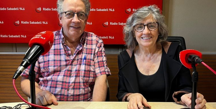 Sever Salvador i Àngels Folch a Ràdio Sabadell | Mireia Sans