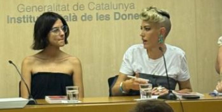 Marta Pontnou a la roda de premsa 