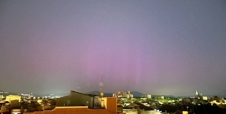 Aurora boreal a Sabadell | Pau Vituri
