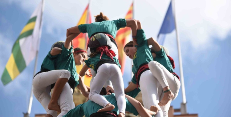 És la primera vegada que els Castellers de Sabadell van dissabte al concurs | Arxiu