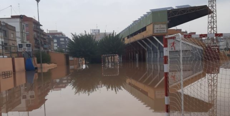 Imatge del Camp de Venència de les últimes hores | Cedida (@xavankos)