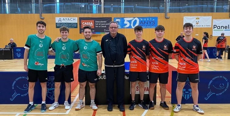Presentació del partit entre el Club Natació Sabadell i el Tennis Taula Cassà | CNS tennis taula