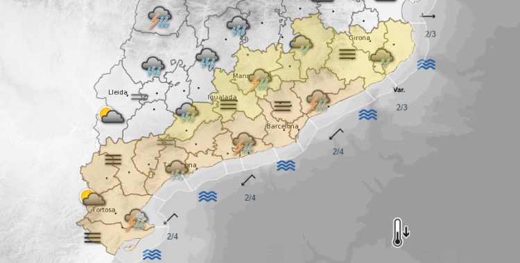 Avís per temps violent al Vallès Occidental | Meteocat