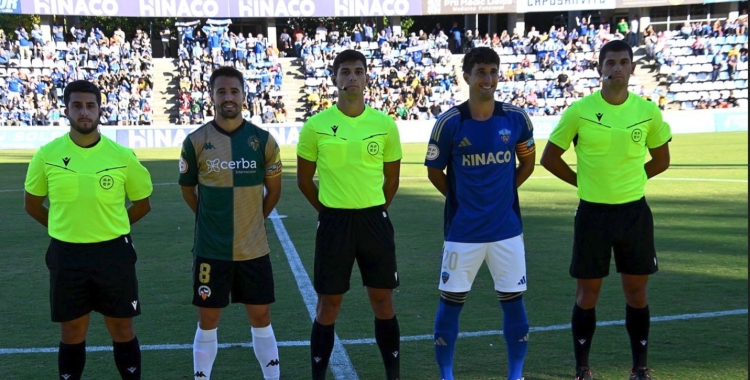 Els capitans de Lleida i Sabadell a l'enfrontament de lliga aquesta temporada