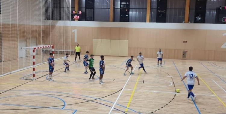 Moment de partit CN Sabadell - Bisontes de Castelló / @cnsfutbolsala