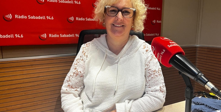 Montse González a Ràdio Sabadell | Mireia Sans