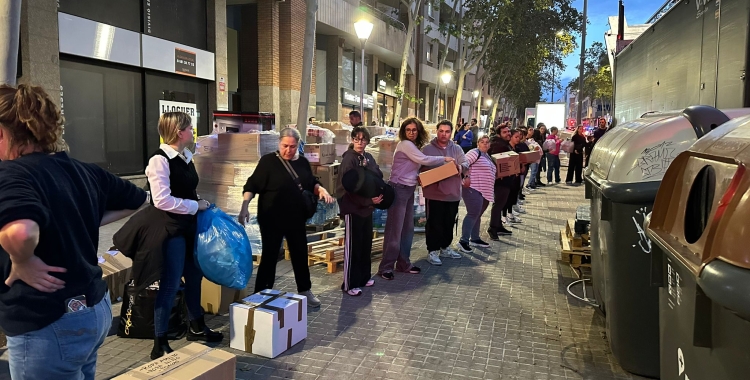 Recollida solidària de productes pels afectats per al DANA | Cedida