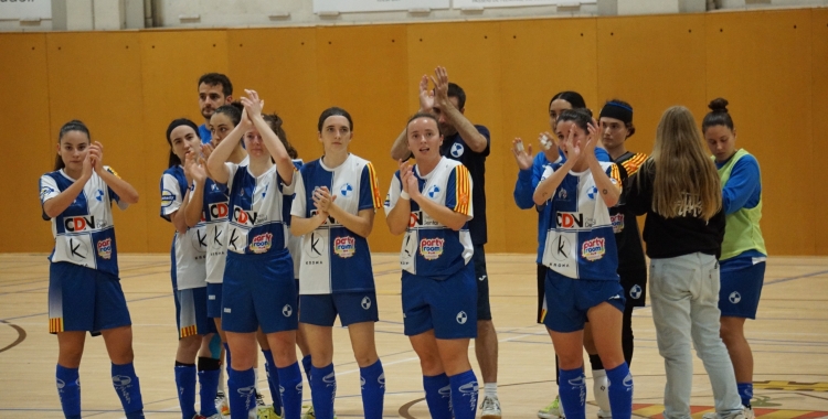 Les noies del FS Sabadell Femení després de la victòria | Cedida 