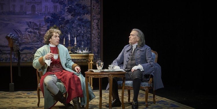 Flotats i Planas durant el muntatge | Cedida