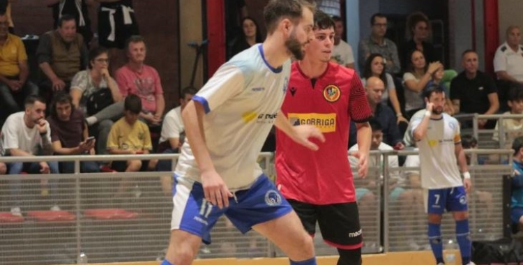 Pep Costajussà, en un partit en l'etapa amb el Club Natació Sabadell