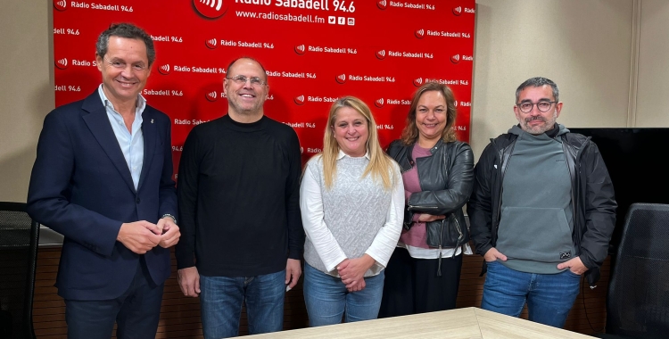 Els portaveus a Ràdio Sabadell | Mireia Sans