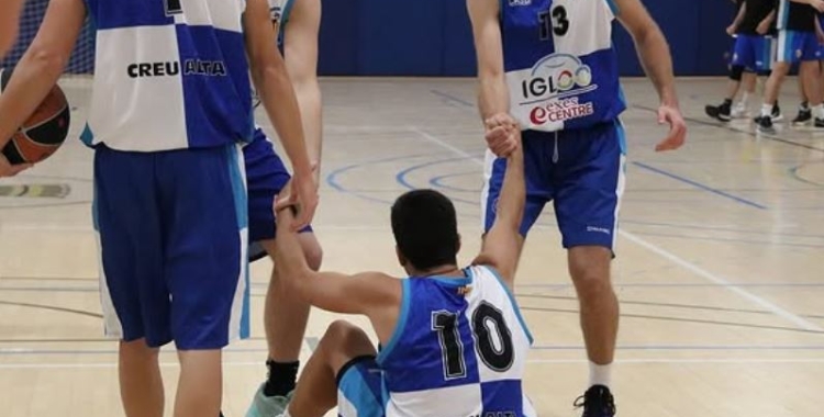 El sènior masculí en un partit aquesta temporada | @creualtabasquet