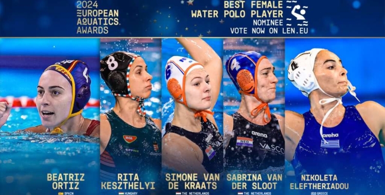 Les cinc candidates a rebre la distinció | European Aquatics